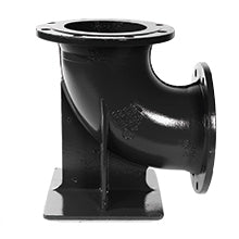 Curva 90º Flanges e Pé