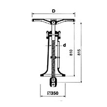Pedestal Manobra Simples com Indicador