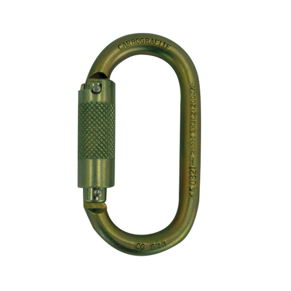 Mosquetão Aço Trava Tripla CG 644 (abertura 14mm)
