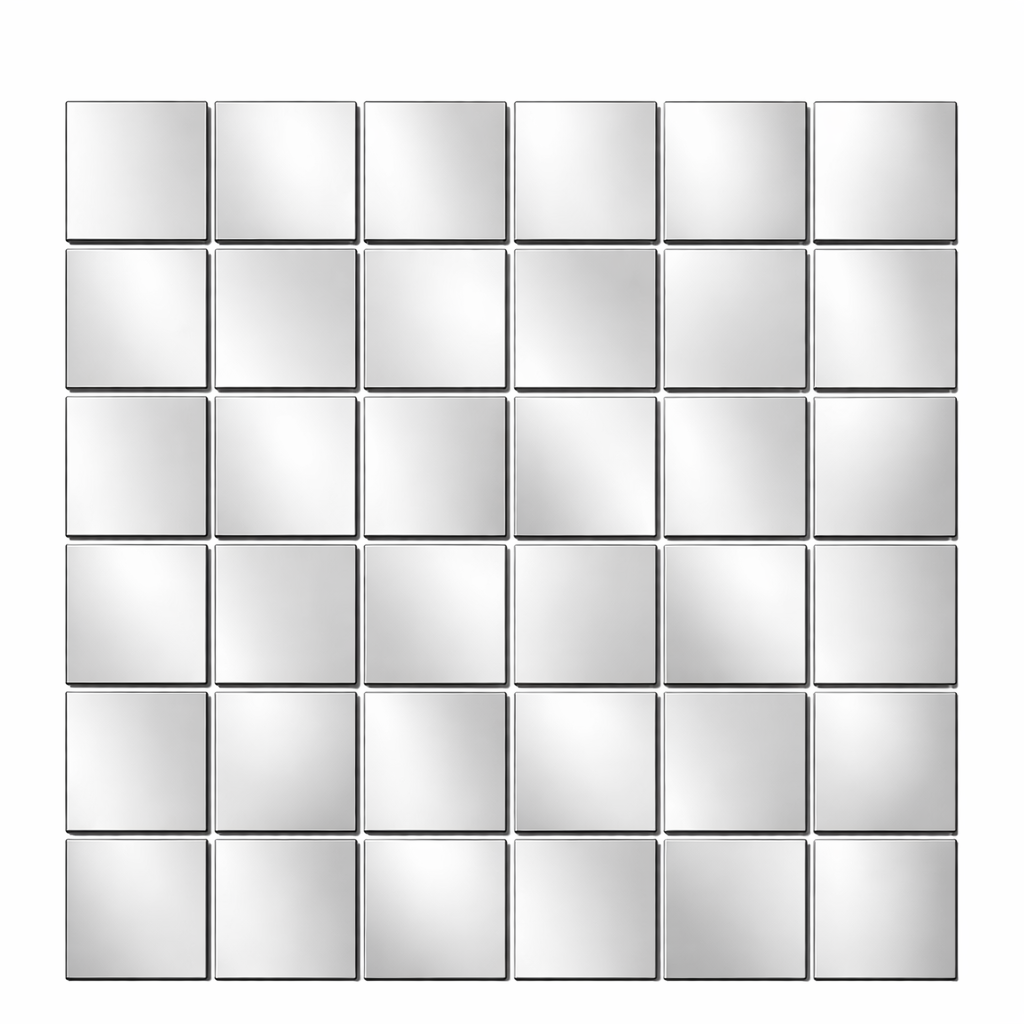 PASTILHA PRATA POLIDA 5 X 5 - JUNTA SECA