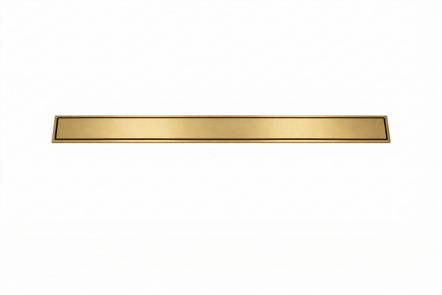 RALO LINEAR INOX 304 OURO MATTE 100 cm - SAÍDA LATERAL
