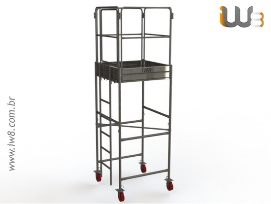 Andaime Tubular Completo Torre de 1m x 1m