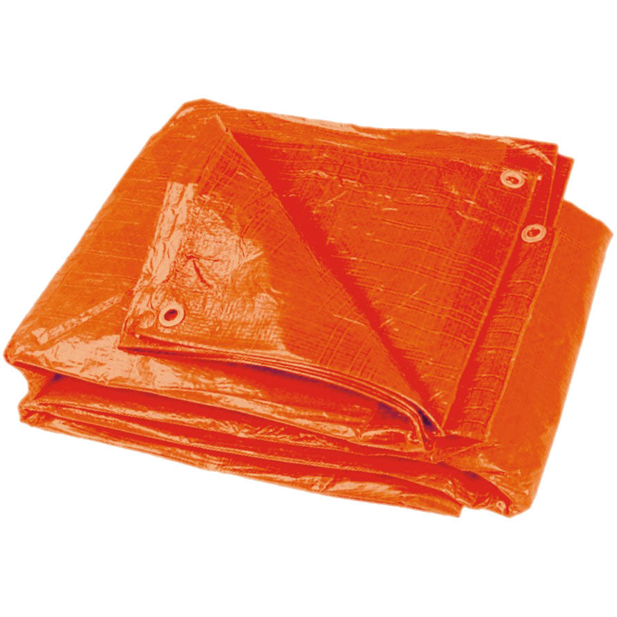 Lona Plástica Laranja 260 Micra 2m x 2m