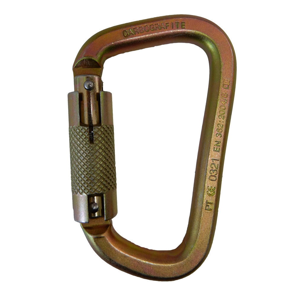 Mosquetão Aço Trava Tripla CG 654 (abertura 19mm)