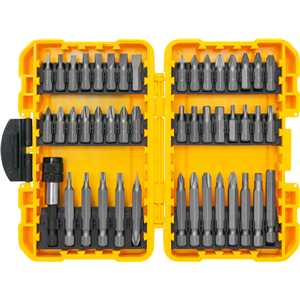 Jogo de bits/ponteiras, com 46 peças, encaixe sextavado de 1/4", VONDER