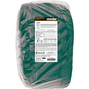 Luva de PVC áspera com forro, 46 cm, PAV 0046 VONDER