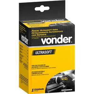 Pincel ultrasoft para detalhamento automotivo com suporte VONDER