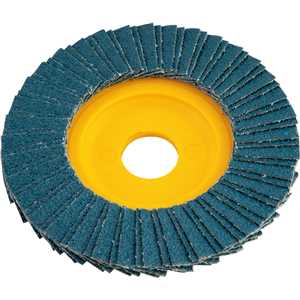 Flap-disc, disco de desbaste/acabamento, 4.1/2" - 115 mm, reto, grão 50, VONDER