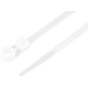Abraçadeira de nylon para parafusos, branca, 220 mm x 4,3 mm, VONDER