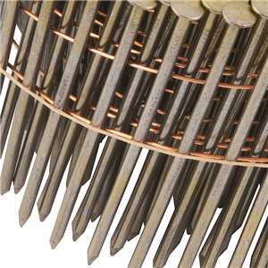 Prego coil liso, 2,5 mm x 70 mm, zincado, carretel com 300 unidades, para o pregador PP 700, VONDER