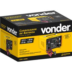 Carregador de bateria, 127 V~, CBV 1600 VONDER