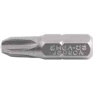 Bits/ponteira phillips com encaixe 1/4", nº 3 x 25 mm, com 5 peças, VONDER