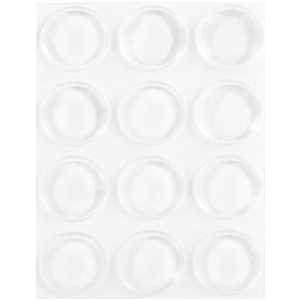 Protetor adesivo multiuso, 18 mm, com 12 peças, VONDER