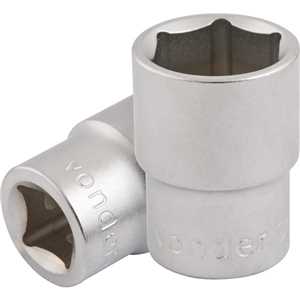 Soquete sextavado com encaixe de 1/2", 21 mm, VONDER