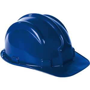 Capacete azul, com aba frontal, VONDER
