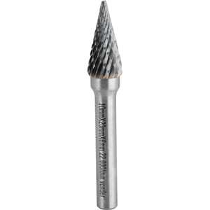 Lima rotativa cônica ponteaguda, 10,0 mm x 20,0 mm, com haste 6,0 mm, VONDER