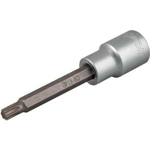 Soquete hexalobular macho longo, encaixe de 1/2", T40, VONDER