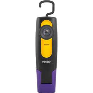 Lanterna recarregável de inspeção, 3 W, LED UV, bivolt, VONDER