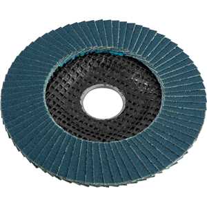 Flap-disc, disco de desbaste/acabamento, 4.1/2', cônico, grão 120, VONDER