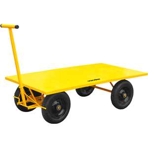 Carrinho plataforma metálico, 600 kgf, desmontado, VONDER