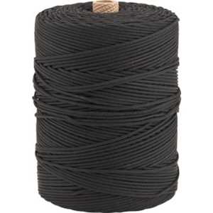 Corda multifilamento trançada 3,0 mm x 277 m, preta, VONDER