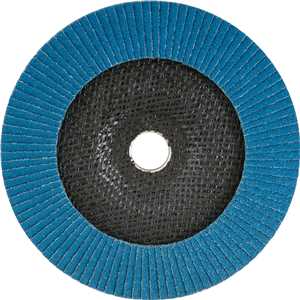 Flap-disc, disco de desbaste/acabamento, 7" - 180 mm, cônico, grão 50, VONDER