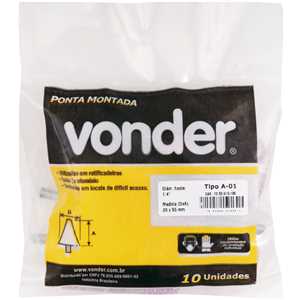 Ponta montada A-01 haste 1/4" VONDER