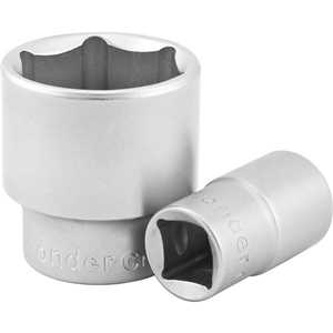 Soquete sextavado com encaixe de 1/2", 24 mm, VONDER