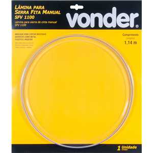 Lâmina para serra fita manual, SFV 1100 VONDER