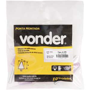 Ponta montada A-05 haste 1/4" VONDER