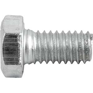 Parafuso sextavado zincado 5/16" x 5/8", UNC, rosca total, VONDER