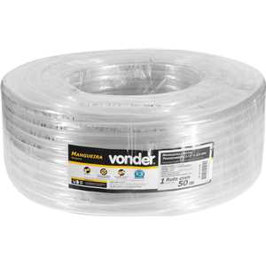 Mangueira cristal 1/2" x 2,0 mm, rolo 50 m, VONDER