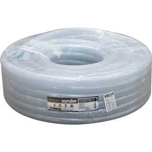 Mangueira PVC cristal trançada, VPT, 250 libras, 1" VONDER