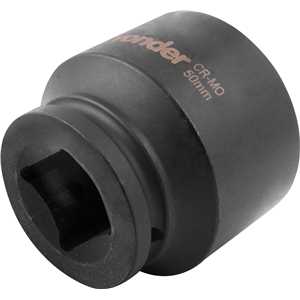 Soquete sextavado de impacto, encaixe de 3/4" x 50,0 mm, VONDER