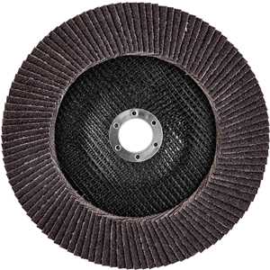 Flap-disc, disco de desbaste/acabamento, 7" - 180 mm, cônico, grão 60, NOVE54