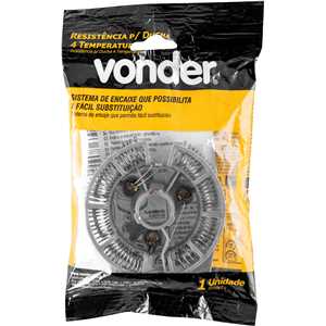 Resistência para ducha 4 temperaturas, 5.500 W, 127 V~, branca, VONDER