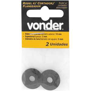 Rodel para cortador/flangeador, jogo com 2 peças, VONDER