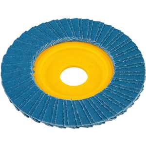 Flap-disc, disco de desbaste/acabamento, 4.1/2" - 115 mm, reto, grão 120, VONDER