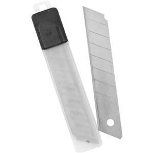 Lâmina para estilete 18 mm, tubete com 10 peças, VONDER