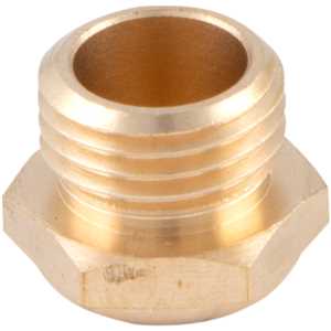Silenciador de ar comprimido, curto, em latão, rosca 1/4" BSP, VONDER