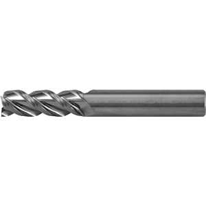 Fresa topo 10,0 mm, em metal duro, 3 cortes, polida, VONDER