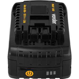 Bateria íons de lítio, 18 V, 5 Ah, para Máquina para Arquear Fita MAF 160 e MAF 190 VONDER