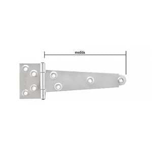 Dobradiça leme lisa 10" VONDER