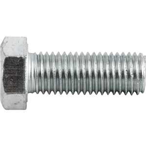 Parafuso sextavado zincado 3/4" x 2", UNC, rosca total, VONDER