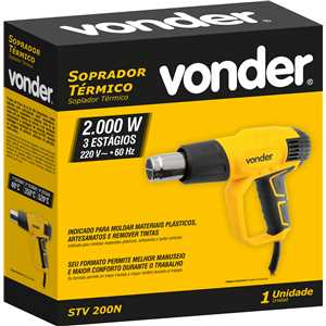 Soprador térmico, 2.000 W, 220 V~, STV 200N VONDER