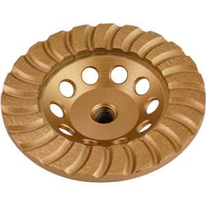 Rebolo diamantado, 115 mm, turbo, VONDER PLUS