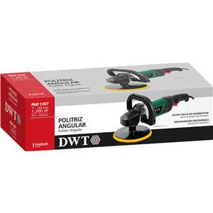 Politriz angular 7", PAD 1307, 220 V~, DWT
