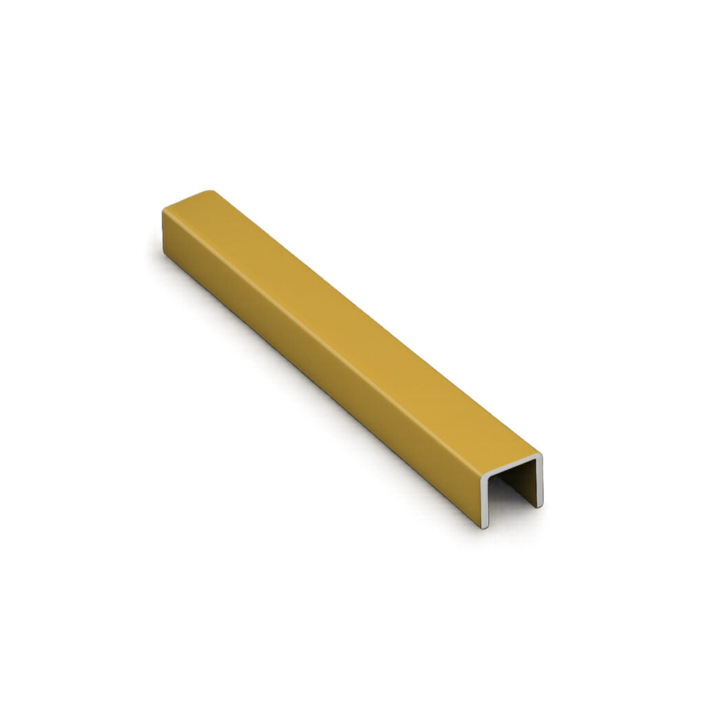FILETE AL. Nº 1 OURO MATTE 9,5 x 9,5 x 300 cm
