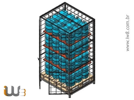 Pallet Gaiola para Armazenamento