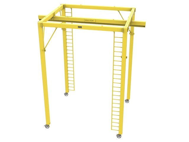Pórtico Linha de Vida com Rodas para Caminhão
